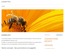Tablet Screenshot of leader-prix.com